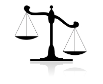 Scales showing how interest rates versus mortgage payments.